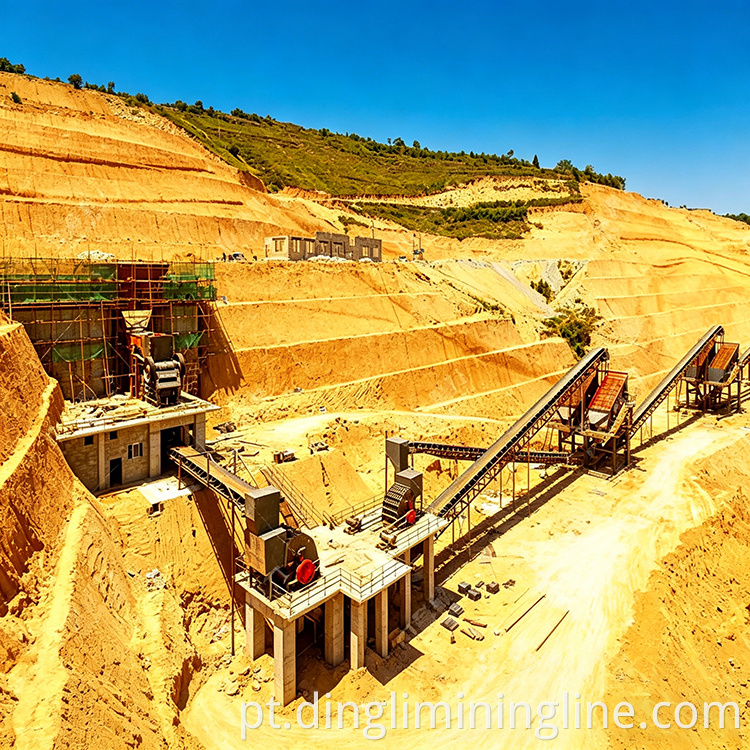 1000tph limestone crushing line